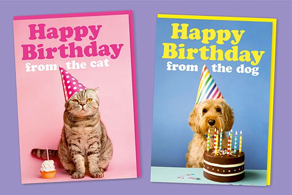 Cards for Cat and Dog owners.